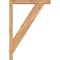 Ekena Millwork Traditional Block Smooth Bracket w/ Offset Brace, Western Red Cedar, 3 1/2"W x 18"D x 26"H BKT0402X18X26TRA05SWR - alternate 3